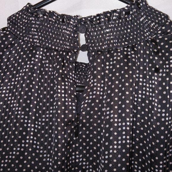 J Crew Factory Women's Ruffle Tiered Mini LS Smocked Neck Dress NEW Sz S $118 - Picture 9 of 13
